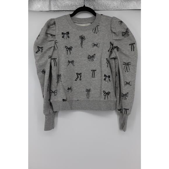 Maeve by Anthropology Bow Sweatshirt Size S Women's - Picture 1 of 5